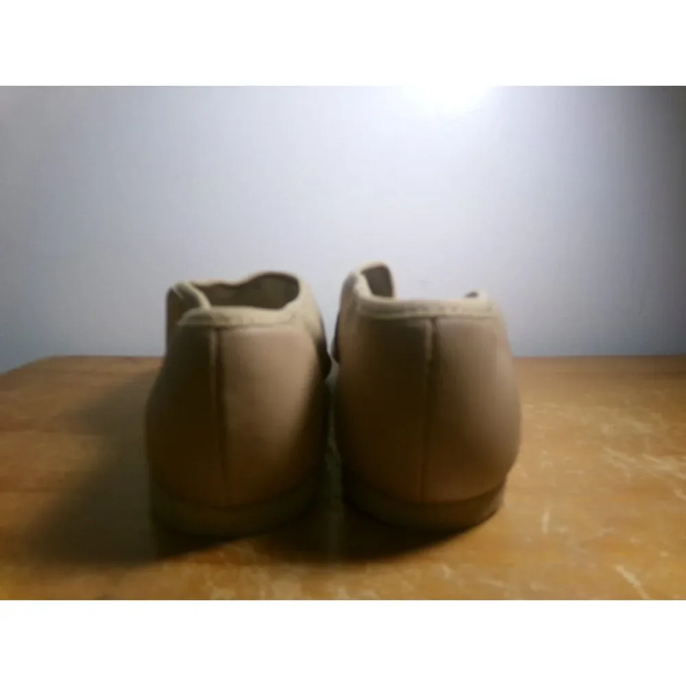 Pre-Owned Dance Jazz Shoes Bloch 7M Adult Tan Leather Slip On Split Sole